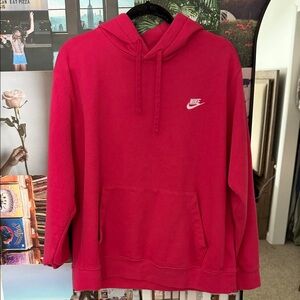 Nike Men's Pink Hoodie